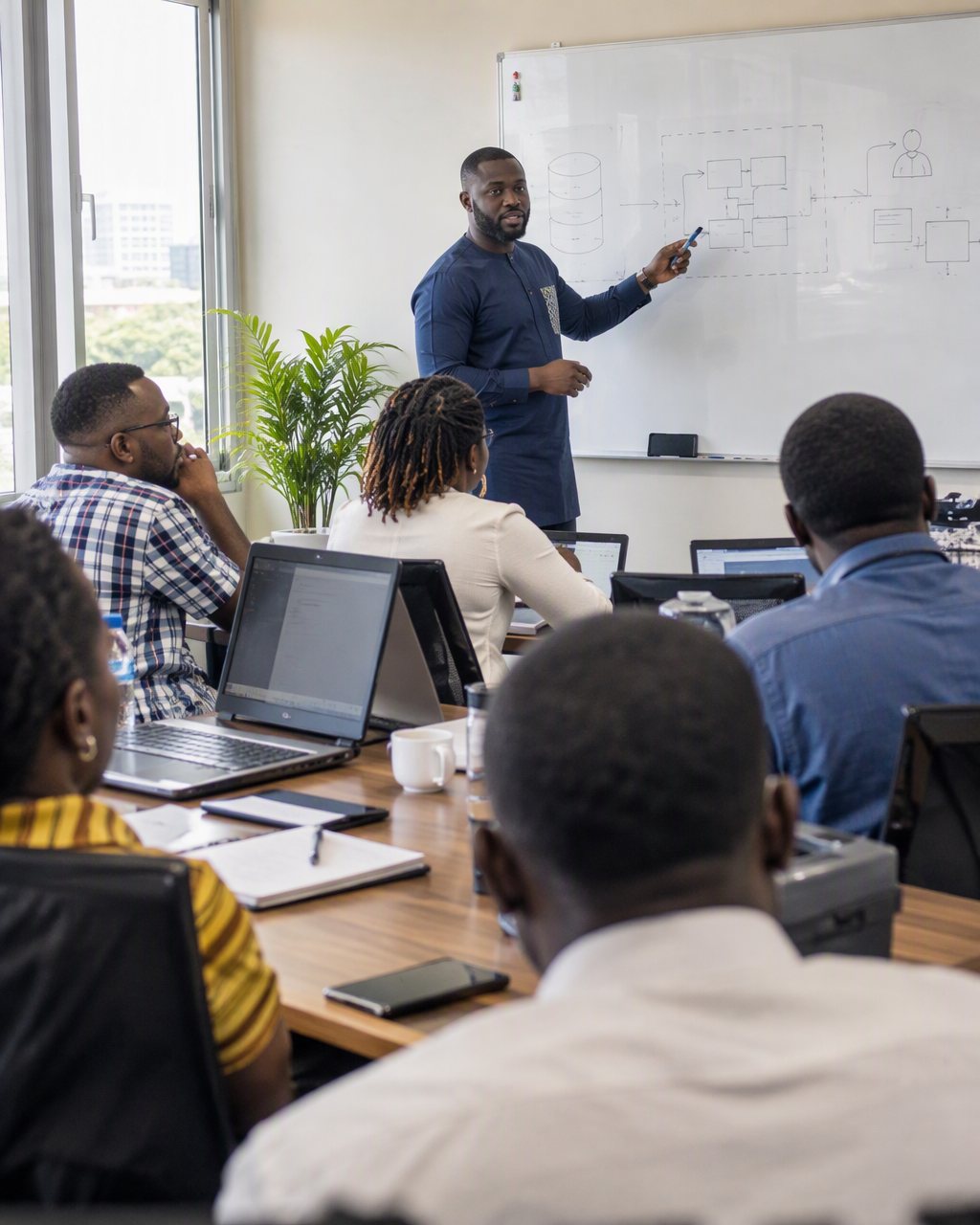 Session de formation professionnelle aux métiers de l'informatique